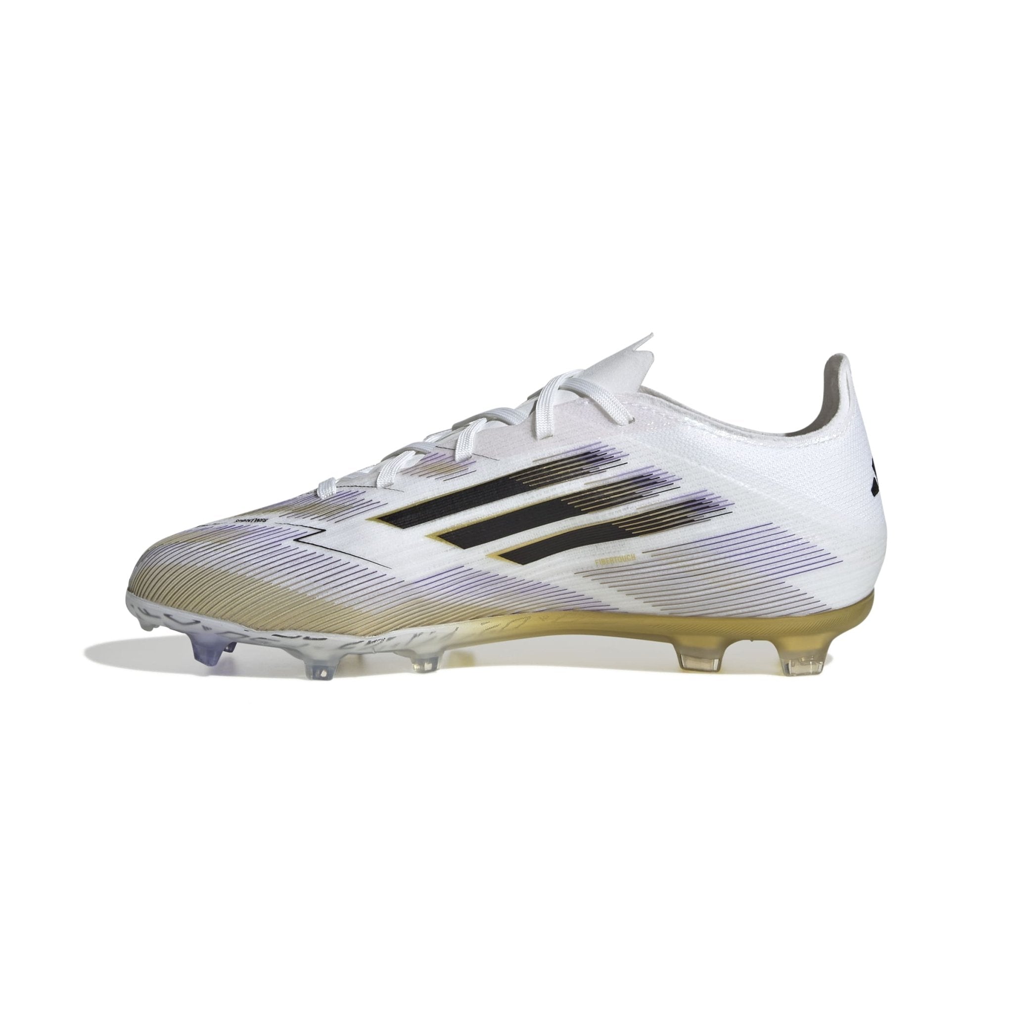 adidas F50 Elite Firm Ground Boots Kids White/Black - Best Buy Soccer
